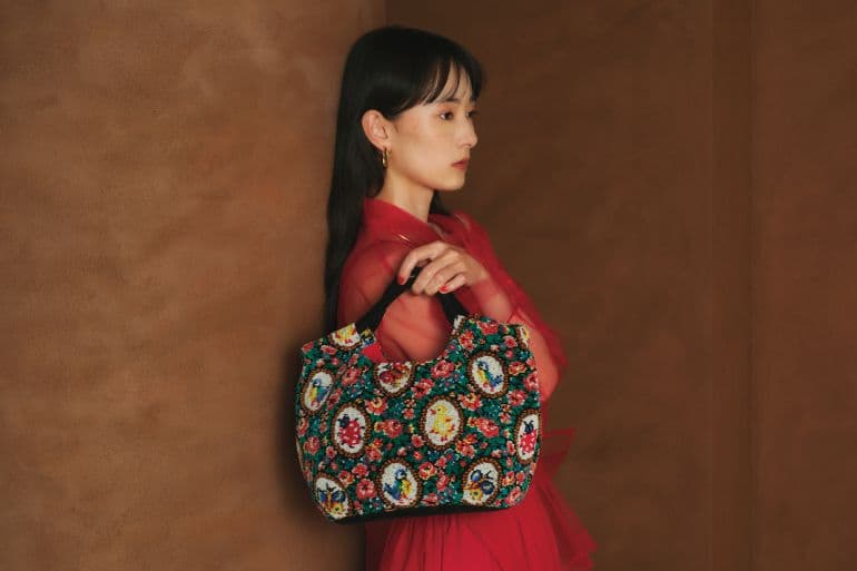 ポーチなし】フェイラー ハイジアンティーク メッシュトートバッグ 
