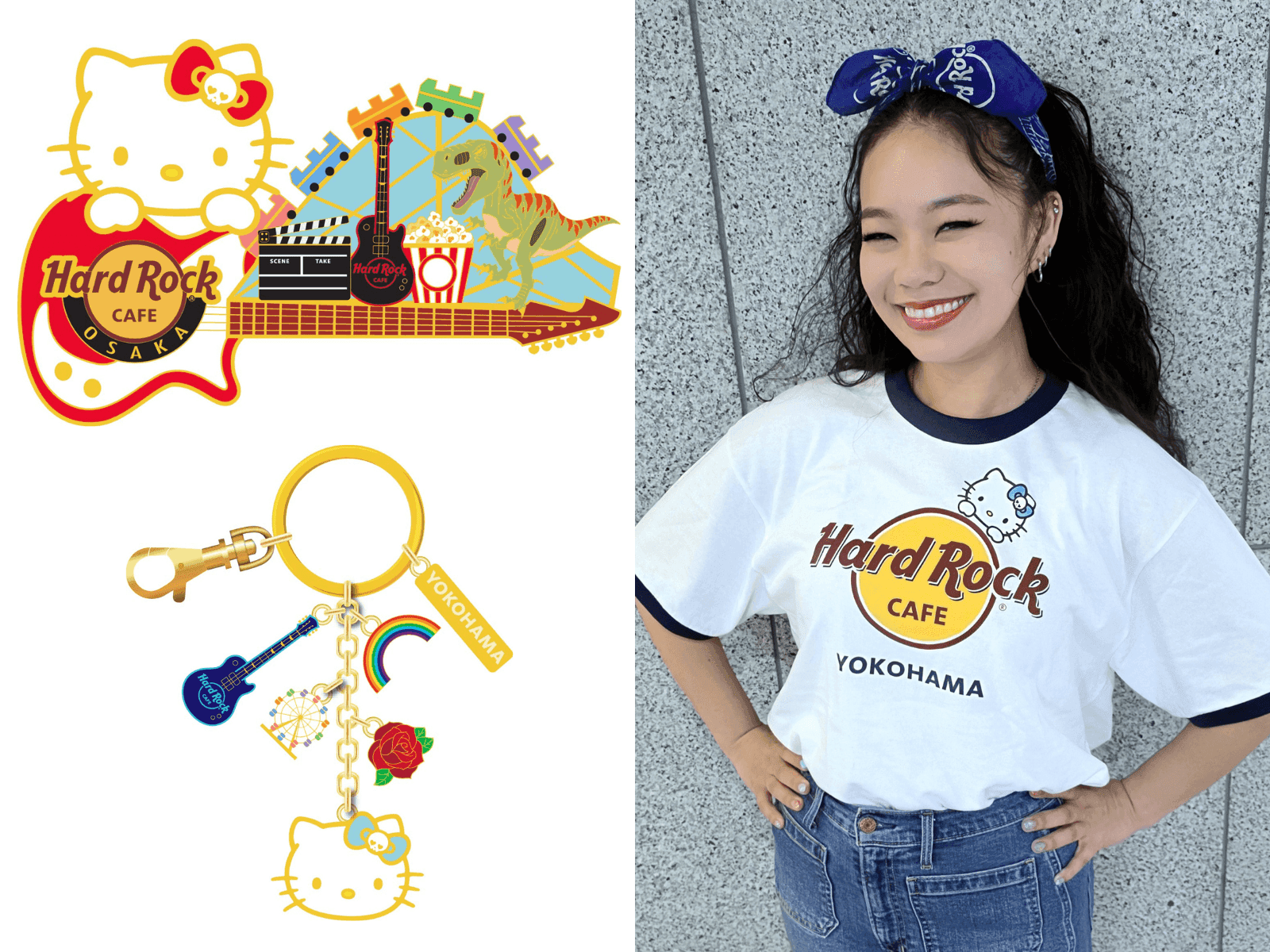 6/20発売】「ハローキティ」がハードロックカフェと限定コラボで登場